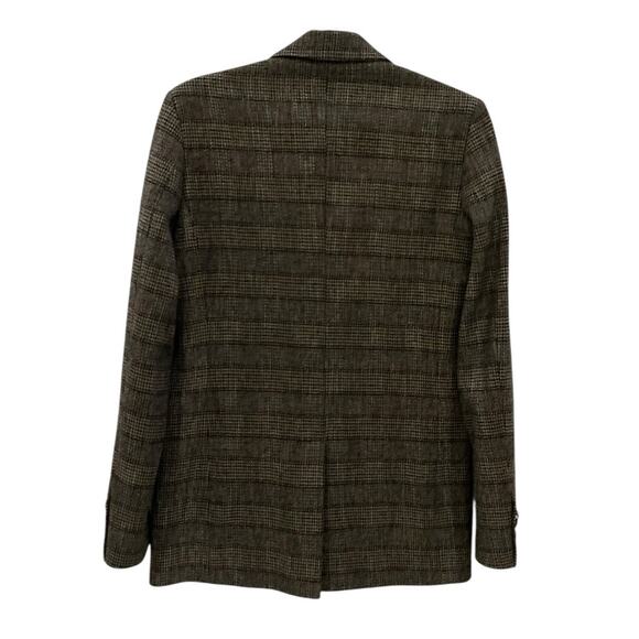 IRO Houli Plaid Tweed Blazer Jacket Brown FR 36 US 4 Oversized Wool Check - Picture 8 of 13